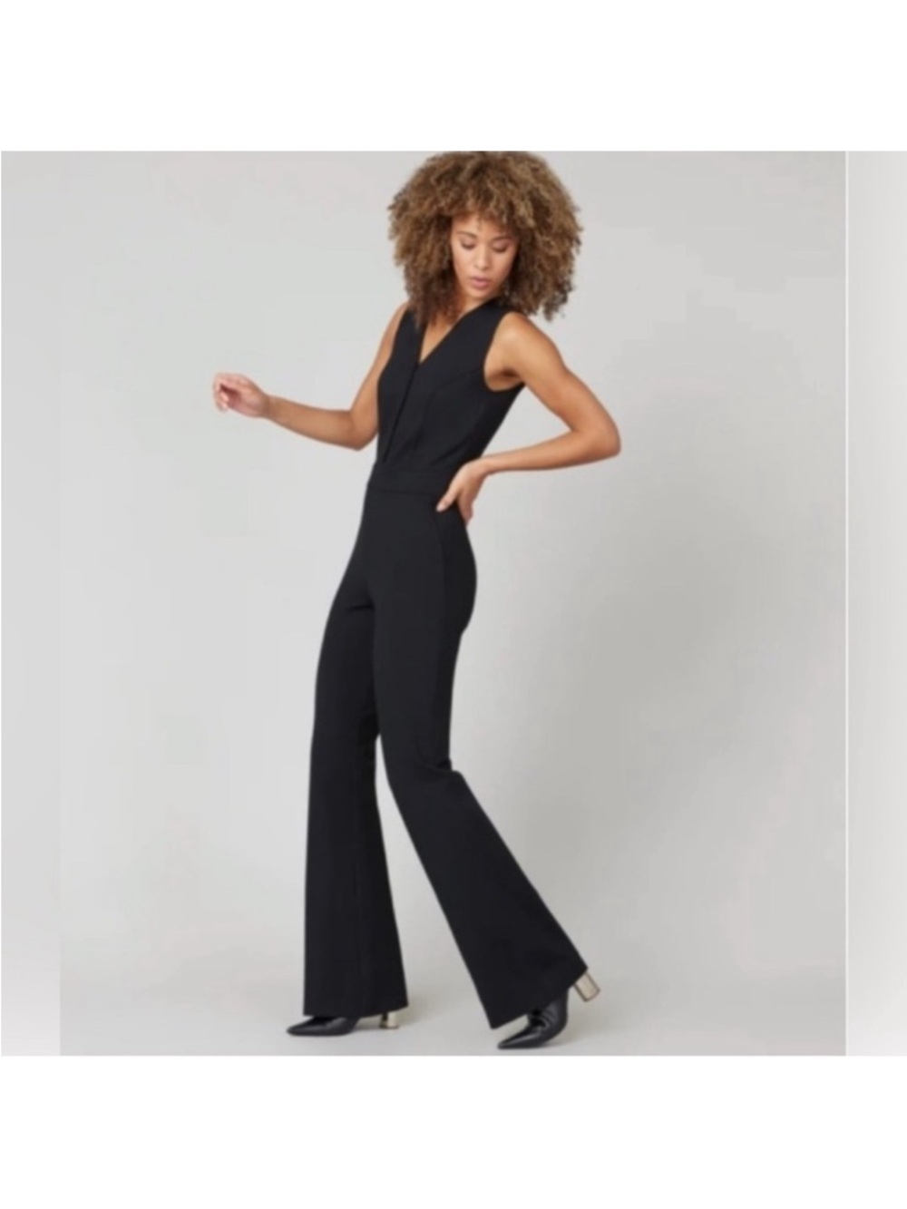 SPANX L Petite The Perfect Sleeveless Jumpsuit